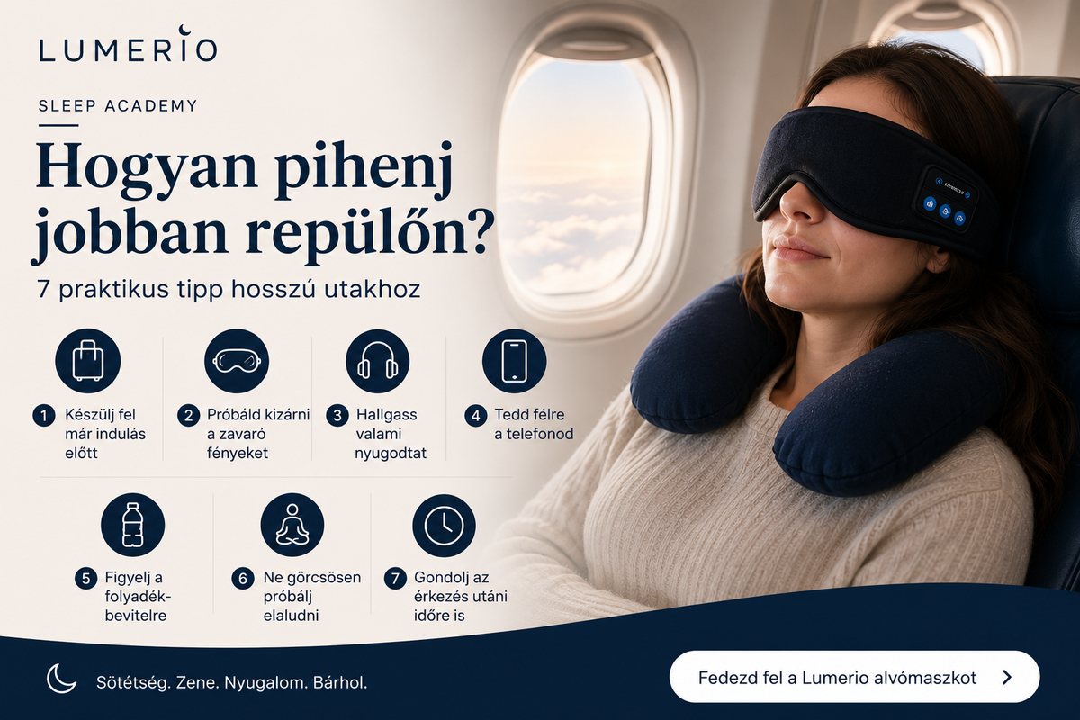 Hogyan pihenj jobban repülőn? 7 praktikus tipp hosszú utakhoz