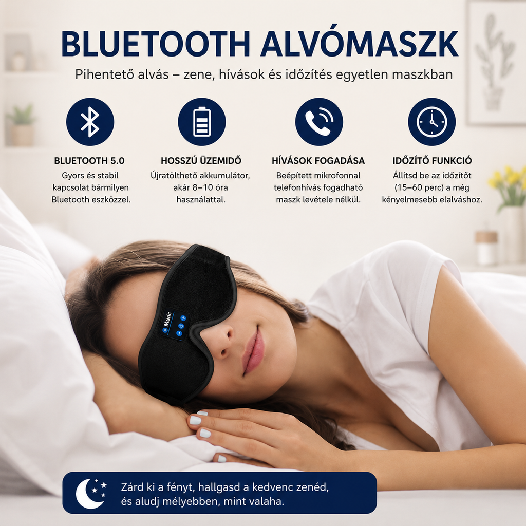 Lumerio DreamFit alvómaszk – utazáshoz