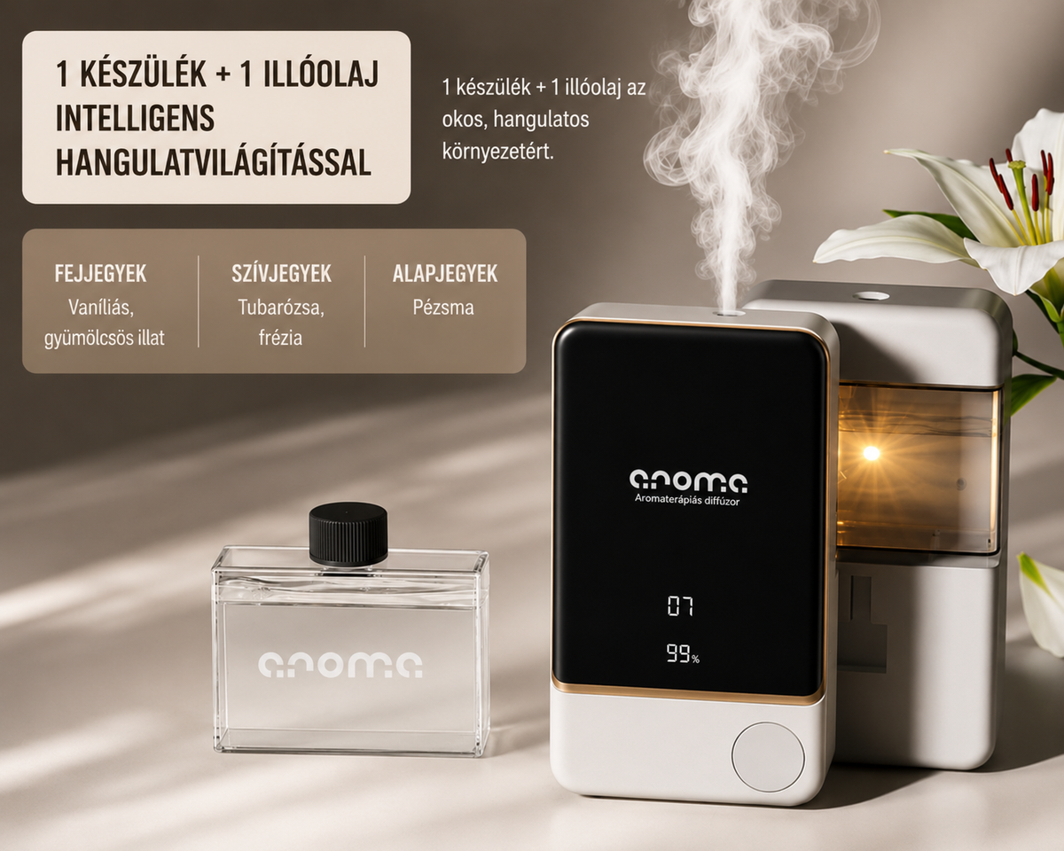 AromaFlow diffúzor relaxációs rutinhoz – Lumerio