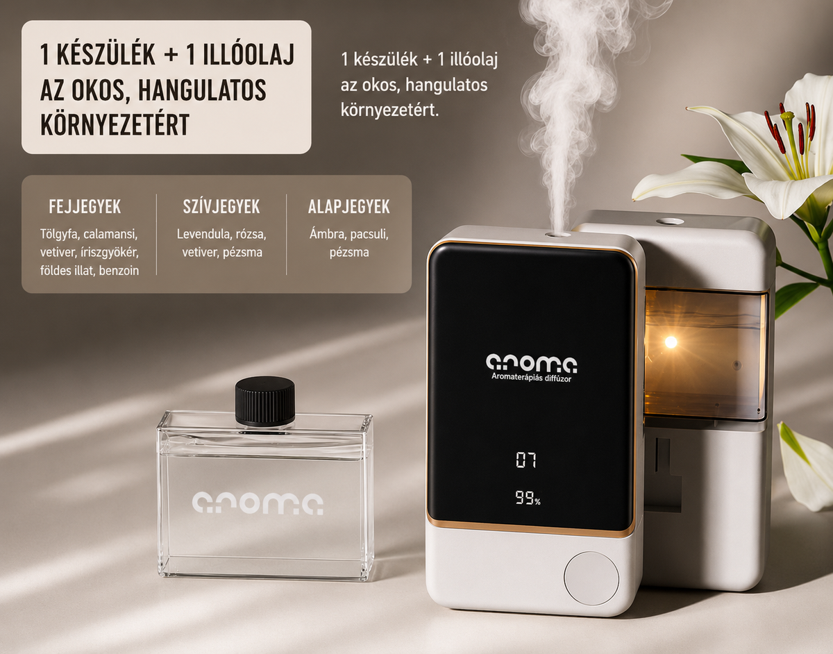 Lumerio aroma diffúzor – otthoni hangulat