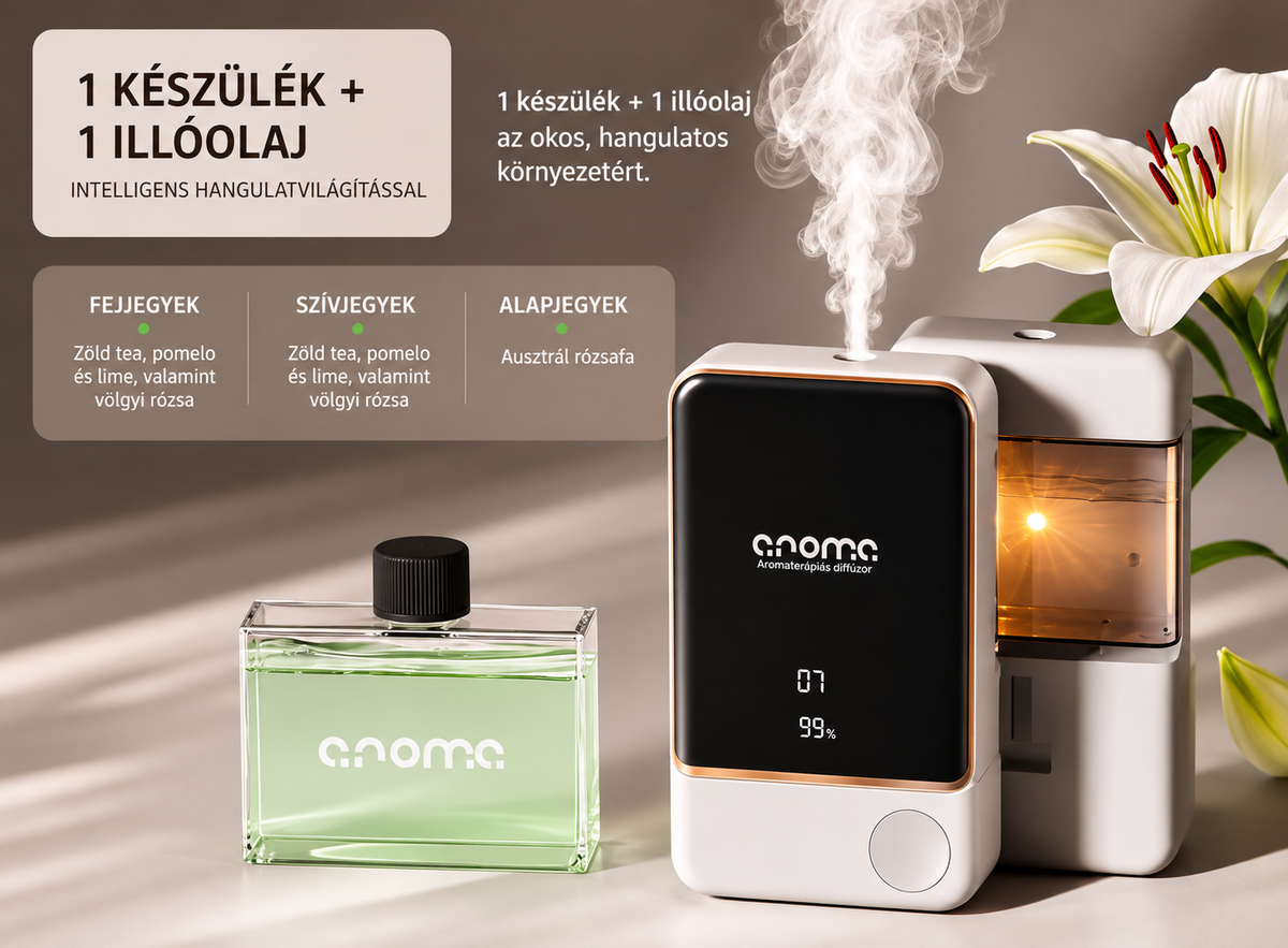 Lumerio AromaFlow – intelligens diffúzor